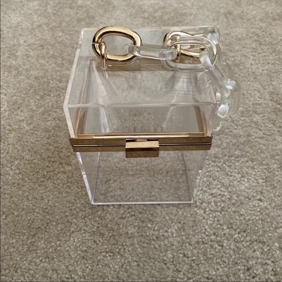 Fashion Nova Handbags - Clear Box Purse